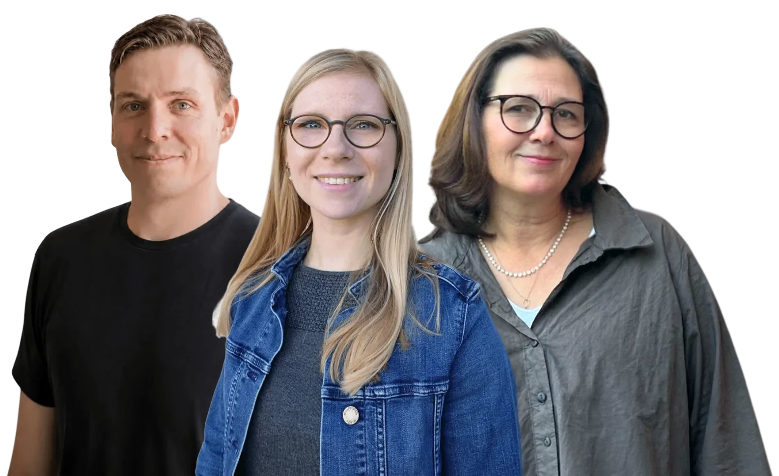 Oliver Zimmermann, Anna Mühlhausen und Mara Busch, die Coaches von myjob.coach